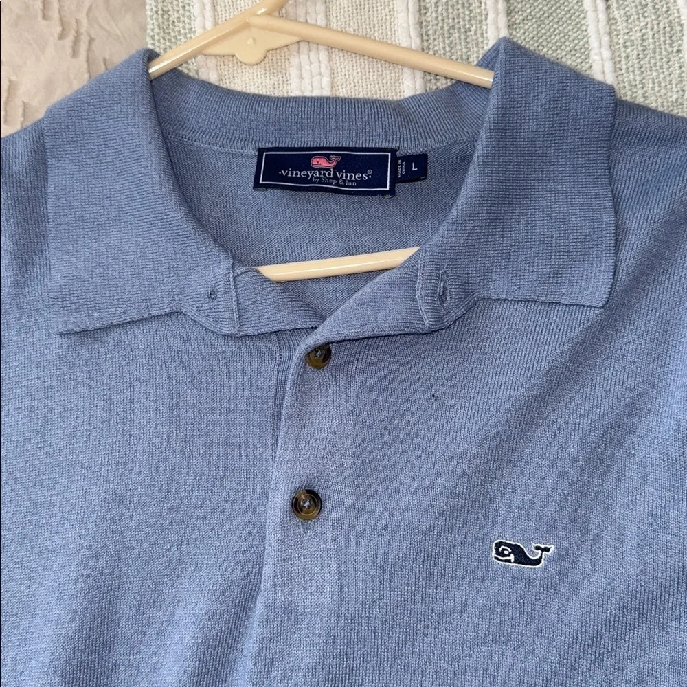 Light Blue Vineyard Vines Polo Shirt
